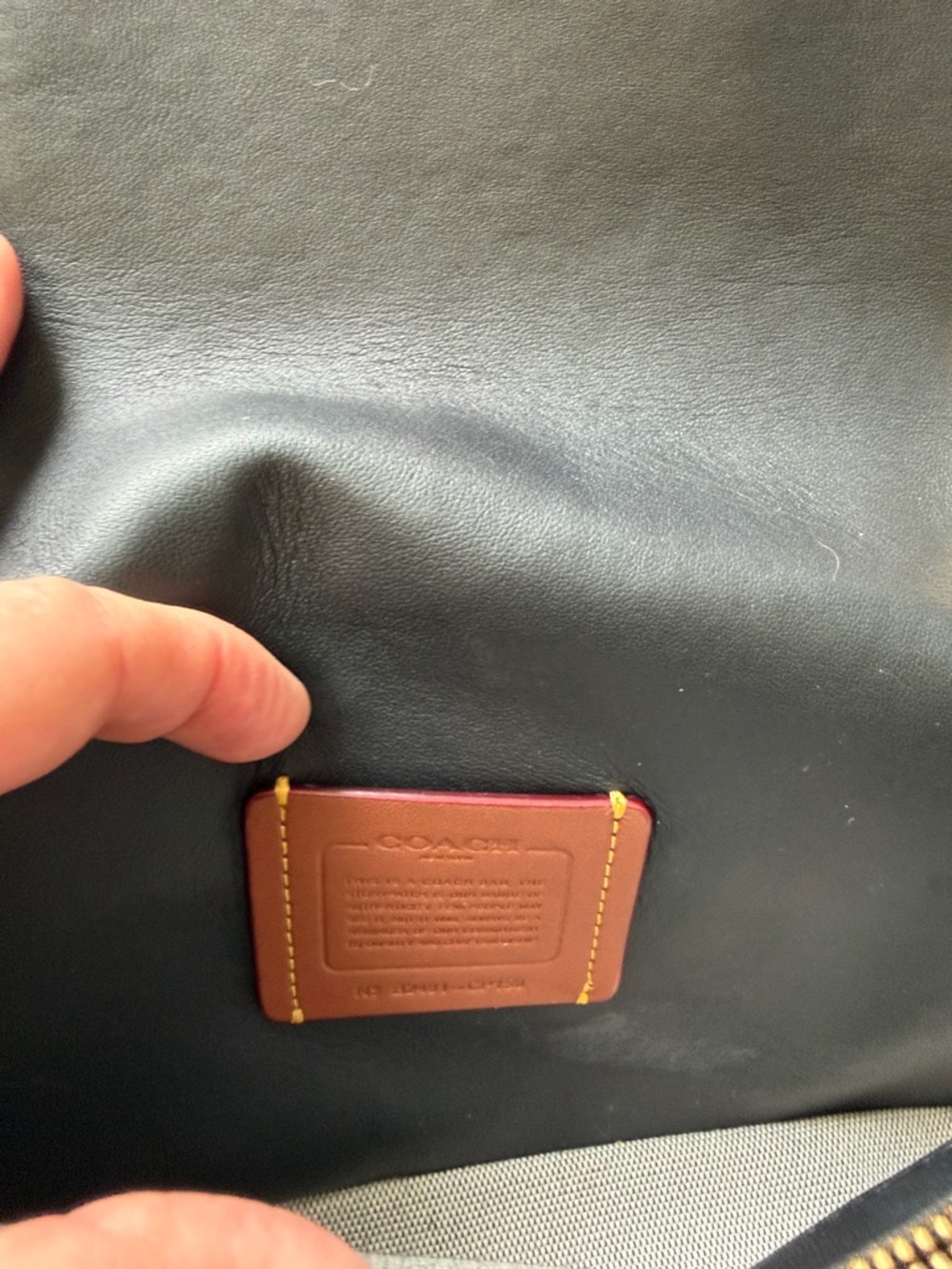 Coach Quilted Tabby 26 Black Leather Shoulder Bag with Gold Hardware - Picture 12 of 14